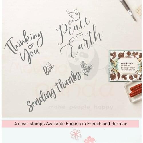 New Arrival Clear Stamps and Metal Cutting Dies Sets For DIY Decorative Crafts Making Greeting Embossing Paper Card Album