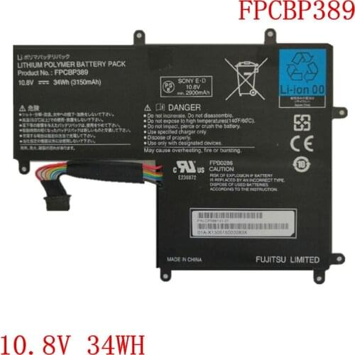 New Original FPCBP389 Laptop replacement Li-ion Battery for Fujitsu Stylistic Q702 series 10.8V 34WH 3150mAh E236872 FPB0286