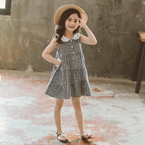 Dress For Girls New 2021 Summer Dress Casual Style Girls Dresses Teenage Baby Girl Dress Kids Clothes 6 8 10 12 13 14 Year