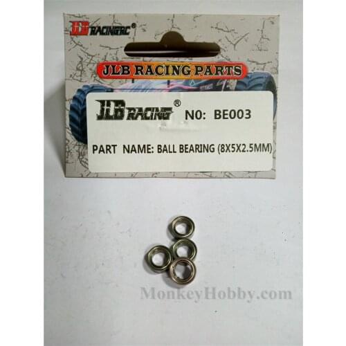 JLB Racing Cheetah 1/10 Brushless RC CAR PARTS BALL BEARING (8X5X2.5MM) 4pcs BE003