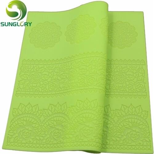 Ferramentas Bolo Flower Silicone Lace Mat Fondant Cake Decorating Tools Kitchen Decorative Baking Sugar Silicone Cake Lace Mold