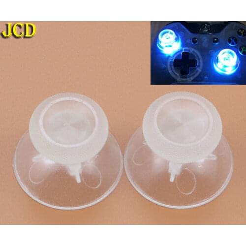 JCD 2pcs Luminous Analog Joystick Cap Grip Cover for Sony PlayStation 4 PS4 for XboxOne joypad Controller
