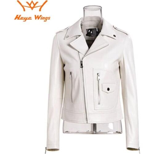 Spring And Autumn New Leather Jacket Leather Leather Jacket Women Short Coat Women Sheep Leather Motorcycle Small Leather Jacket