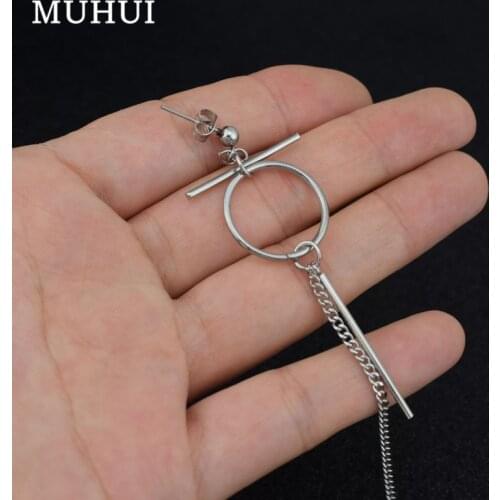 1pc GOT7 Kim YuGyeom Earrings For Women Stainless Steel Stick Long Tassel Earring Men Jewelry Never Fade EH-778