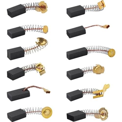 10pcs drill electric grinder replacement carbon brush graphite copper spare parts for electric motors graphite brush