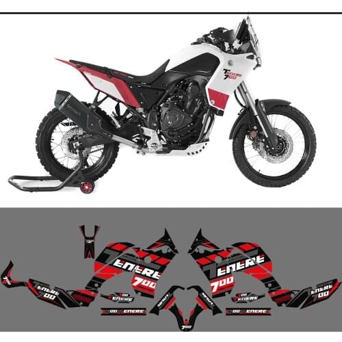2019 2020 2021 Motorcycle Fuel Tank Stickers Pad FOR YAMAHA Tenere T700 XTZ 700 T7 Decal Set Kit Protector Trunk Luggage