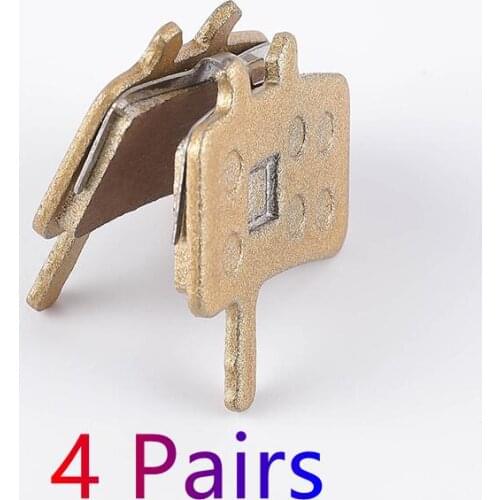 4 Pairs/Lot Copper Alloy Sintered Bicycle Brake Pads for Avid BB7/Juicy 3/5/7/Clarks CMD-15 MTB Mountain Bike Disc Brake Parts