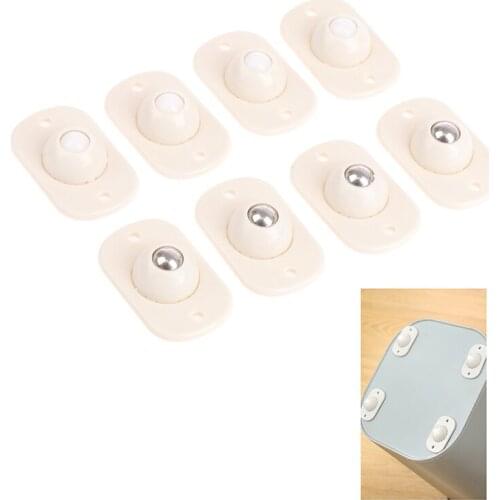 4Pcs Storage Box Pulley Self-adhesive Wheels Swivel Casters Universal Furniture Wheel Directional Roller New