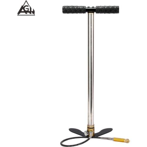 4500PSI/30MPA High Pressure air rifle Pcp Pump Stainless steel pump for airgun paintball tank filling gauge with filter not hill
