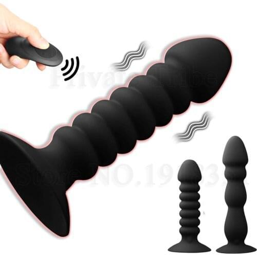 Remote Control Anal plug Dildo Vibrator Male Prostate Massager Masturbator Sex Toys For Men Women G-spot Stimulator Butt Plug