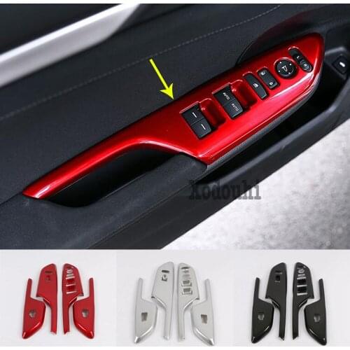 Car Cover Armrest Handrail Inner Door Window Glass Switch Trim Frame Panel Parts For Honda Civic 10th Sedan 2019 2020 2021