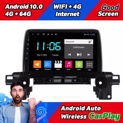 128GB Rom Car Radio Stereo Receiver Screen For Mazda Cx-5 Cx5 2018 2019 Android 10 Multimedia GPS Navigation Carplay Head Unit