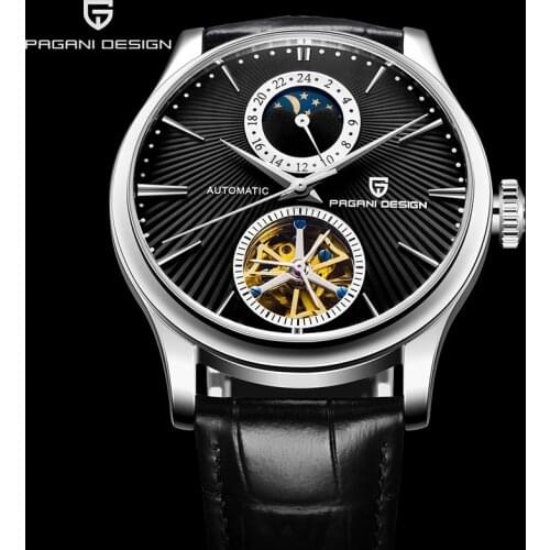Pagani Design New Gome Wheel Mens Watch Mens Automatic Mechanical Watch Luxury Fashion Stainless Steel Waterproof Mens Clock