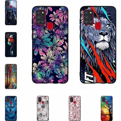 Case For Samsung Galaxy A21s Case Silicon Back Cover for Samsung Galaxy A21s A 21S Phone Case Funda Coque Capa Bumper Protective