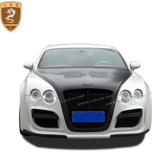 For 2004-2012 Bentley Continental GT GTR Upgrade ASI Style Wide-Body Auto Kits Fiberglass Front Rear Bumper Fenders Wheel Brow