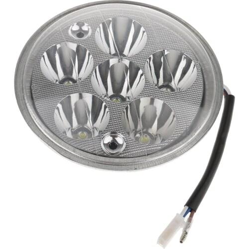 Motorcycle 5.5 "Headlight Scooter Hi / Lo Beam Light 30W 6 LED White