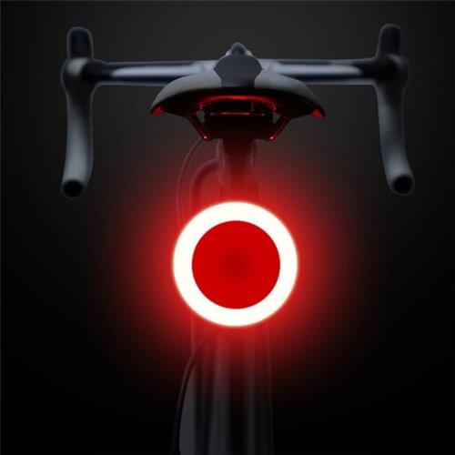 Bicycle Flashlight 5 Lighting Stash Mode Bicycle Light, USB Charging LED With Stroboscopic Flash For MTB Seat Rack