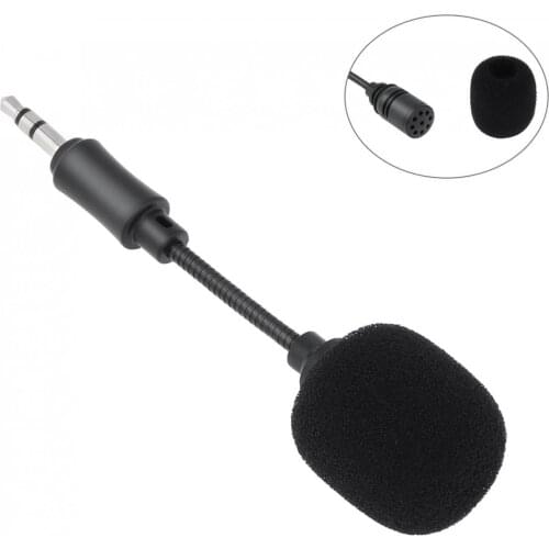 Mini 3.5mm Jack Flexible Microphone Mic for Mobile Phone / PC / Laptop Notebook