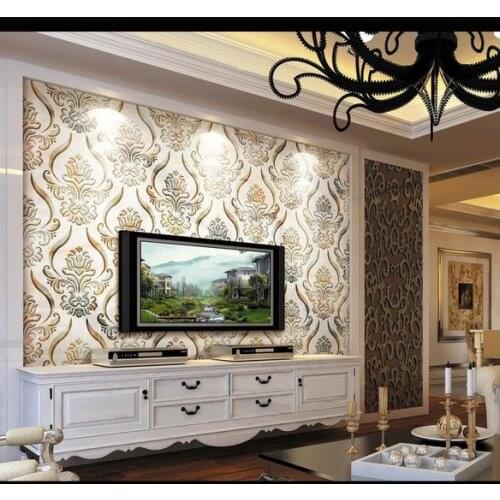 Customized 3d wallpaper 3d tv wall paper murals European-style stone jade stereoscopic TV setting wall wallpaper