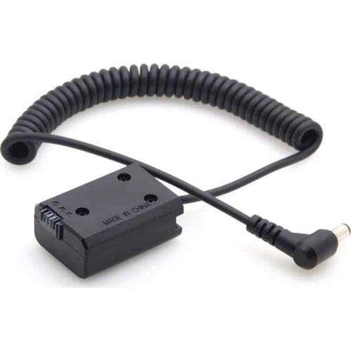Fotga NP-FW50 Power Cable Adapter for DC Connector to Decoded DC Coupler Dummy Battery NP-FW50 for Sony A7 A7R A7S II A5100