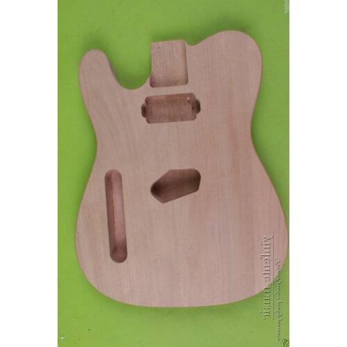 One left hand unfinished Electric guitar Body Replace mahogany Unfinished High Quality #866