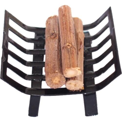 Dollhouse Kitchen Miniature Metal Rack With Firewood For 1/12 Dollhouse Accessory Kids Child Pretend Play Toy