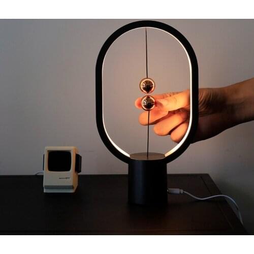 USB Magnet Led Table Lamp Mini Touch Switch Night Lights Recharge Bar Bedside Bedroom Magnetic Design Lamp for Desk Home Decor