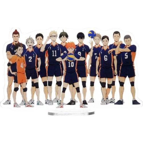 Model Toy Action Figure Anime Haikyuu Family Acrylic Stand Figure Model Plate Anime Decorative Ornaments Creative Gift for kids