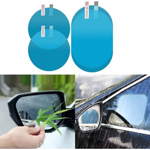 2Pcs/Set Car Rainproof Films Car Rearview Mirror Protective Rain Proof Anti-fog Waterproof Film Car Sticker For Car Accessories