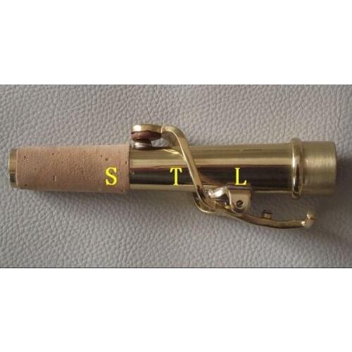 New Soprano saxophone neck gold lacquer