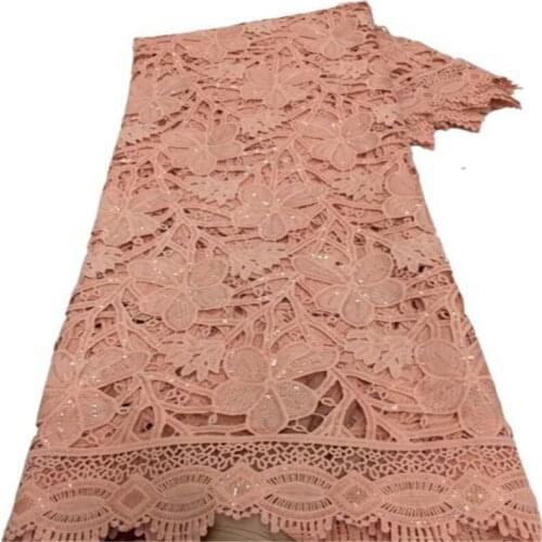 Peach Nigerian Mesh Net Lace Fabric African Sequins Lace Fabric Green High Quality French Mesh Tulle Lace Fabric with Sequins