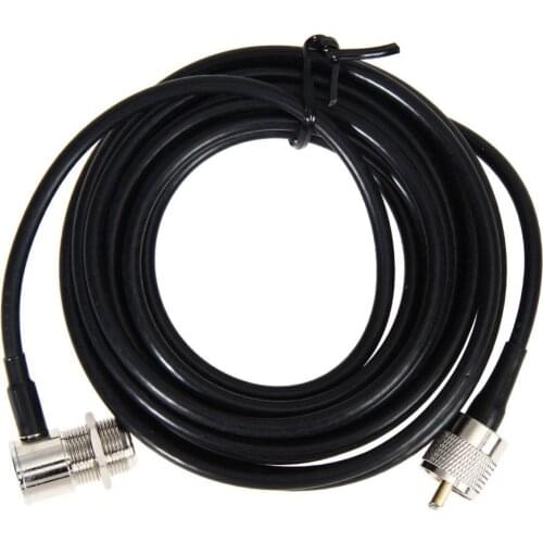 PL259 Antenna Connector Coaxial Extend Cord Cable SO239 5M 16ft For Car Radio Walkie Talkie MP320 MP9000 KT-8900 KT-8900R