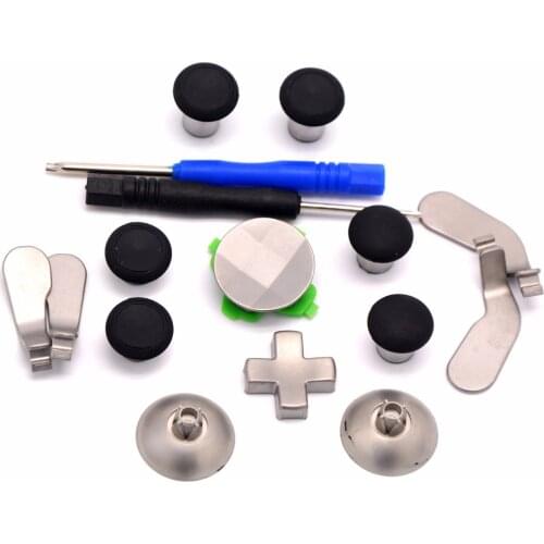 Swap Thumbsticks Full Set for Xbox One Controller Replacement Parts fits for XBox One Elite Controller Accessories Kit