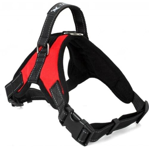 Dog Soft Adjustable Harness Pet Large Dog Walk Out Harness Vest Collar Hand Strap for Small Medium Large Dogs