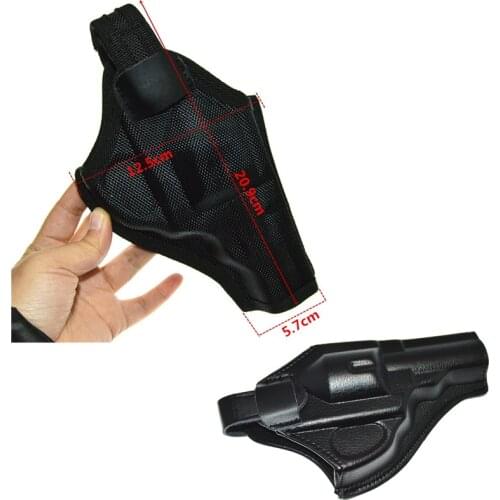 Tactical Revolver Holster Airsoft Gun Case Universal Oxford Revolver Duty Holster Hunting Pistol Case Carry For Revolver Sleeve