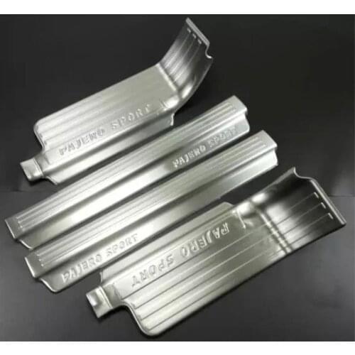High quality stainless steel Scuff Plate/Door Sill Door Sill Scuff Plate Welcome Pedal For Mitsubishi Pajero Sport Car styling