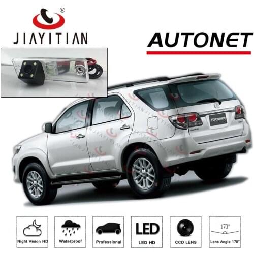 JiaYiTian rear camera For Toyota Fortuner 2007 2008 2010 2011 2012 2013 2014 CCD Night Vision Backup camera license plate camera