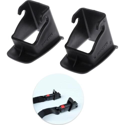 1 Pair Car Baby Seat ISOFIX Latch Belt Connector Guide Groove
