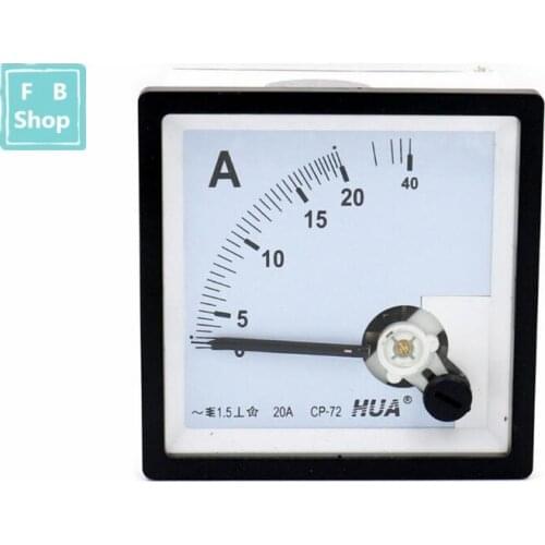 1PCS CP-72/SQ-72/CZ-72 AC 1A 5A 10A 20A 30A 40A 50A Accuracy Analog Panel Meter Ammeter Amperemeter