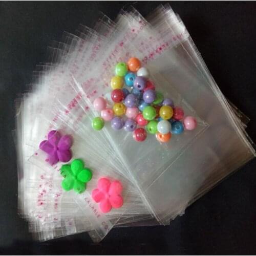 3000pcs 7cmx12cm OPP Transparent Jewelry Packaging Bag Self Adhesive Seal Plastic Bags Clear Cellophane Bag Gift package Bags