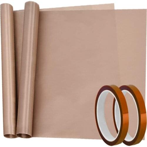 4 Pack Heat Tape High Temp Tape and Sheet for Vinyl Heat Press, Sublimation Heat Resistant