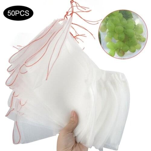 50 Pcs Garden Fruit Barrier Cover Bags Flower Seed Vegetable Protection Anti Insect Mosquito Bug Bags