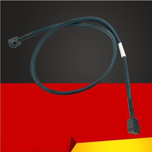 80CM Mini SAS HD SFF-8643 to SFF-8643 SATA HD Cable 12Gbps Backplane Cable for Server Motherboard Hard Disk Raid Mini SAS Cable