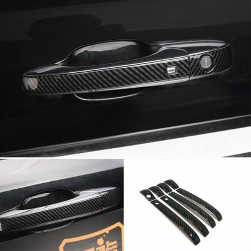 ABS Plastic For Jeep Grand Cherokee 2014-2017 Car door protector Handle Decoration Cover Trims Car Styling Accessories
