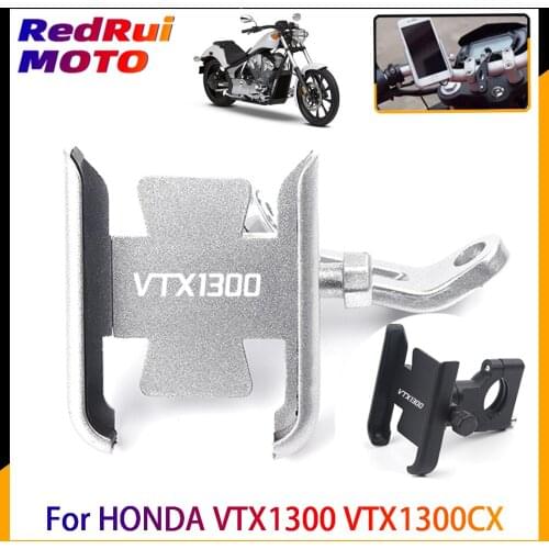Motorcycle Accessories handlebar Mobile Phone Holder GPS stand bracket For HONDA VTX1300 VTX1300CX VTX 1300 CX