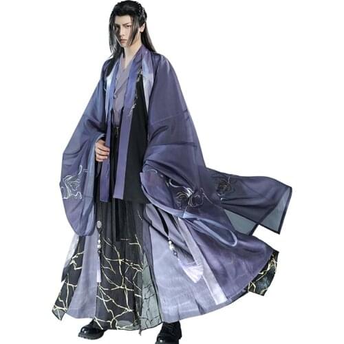 Anime Mo Dao Zu Shi Doujin Cosplay Costumes Men Uniform Outfit Suits Boys Halloween Role Play Costume Doujin Jiangcheng Cosplay