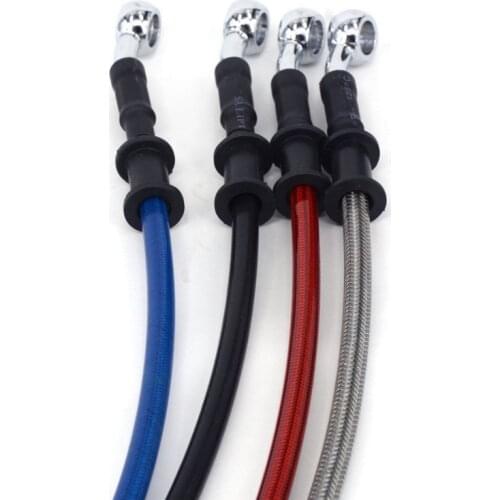 Car Motorcycle Braided Steel Hydraulic Reinforced Brake Clutch Radiator Oil Cooler Hose Line Pipe Tube Auto Replacement Parts