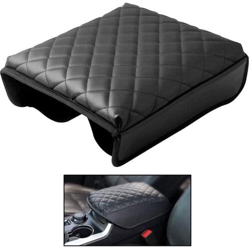Center Console Cover, Armrest Cover Center Console Pad, PU Leather Car Armrest Seat Box Cover for Ford Explorer SUV 2011-2019