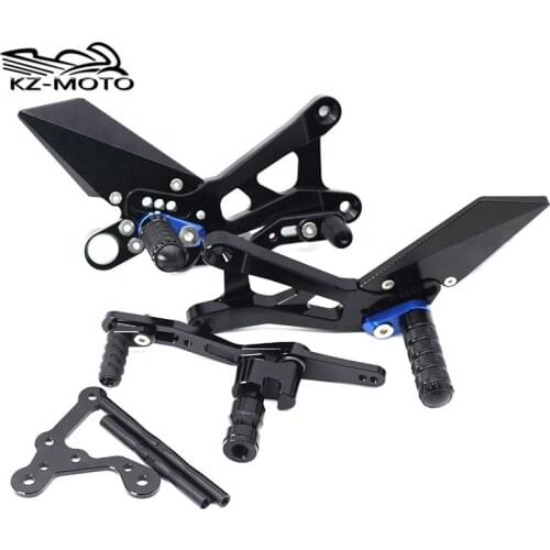 For YAMAHA YZF-R6 YZFR6 yzf-r6 2008-2020 Motorcycle Accessories Adjustable Rearsets Foot Pegs Pedal Footrest Footpegs Rear Sets