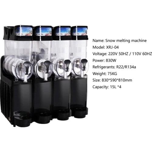 Commercial Slushing machine Smoothie Maker Ice Cream Snow Melting Machine Smoothie Granita Machine